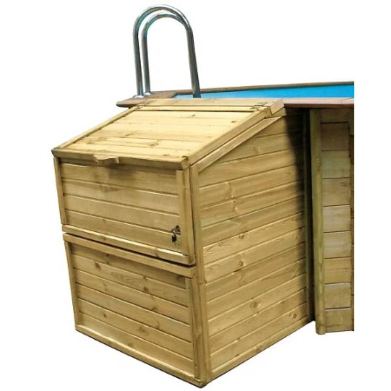 Gré - Coffre de filtration en bois pour piscine - Gré - Image 3