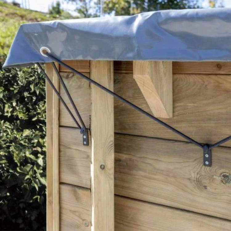 Gré - Bâche hiver pour piscine bois ovale SAFRAN 2 - Gré - Image 12