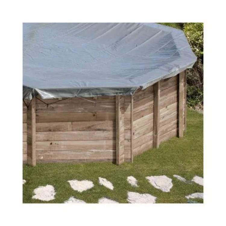 Gré - Bâche hiver pour piscine bois ronde VIOLETTE 2 - Gré - Image 7