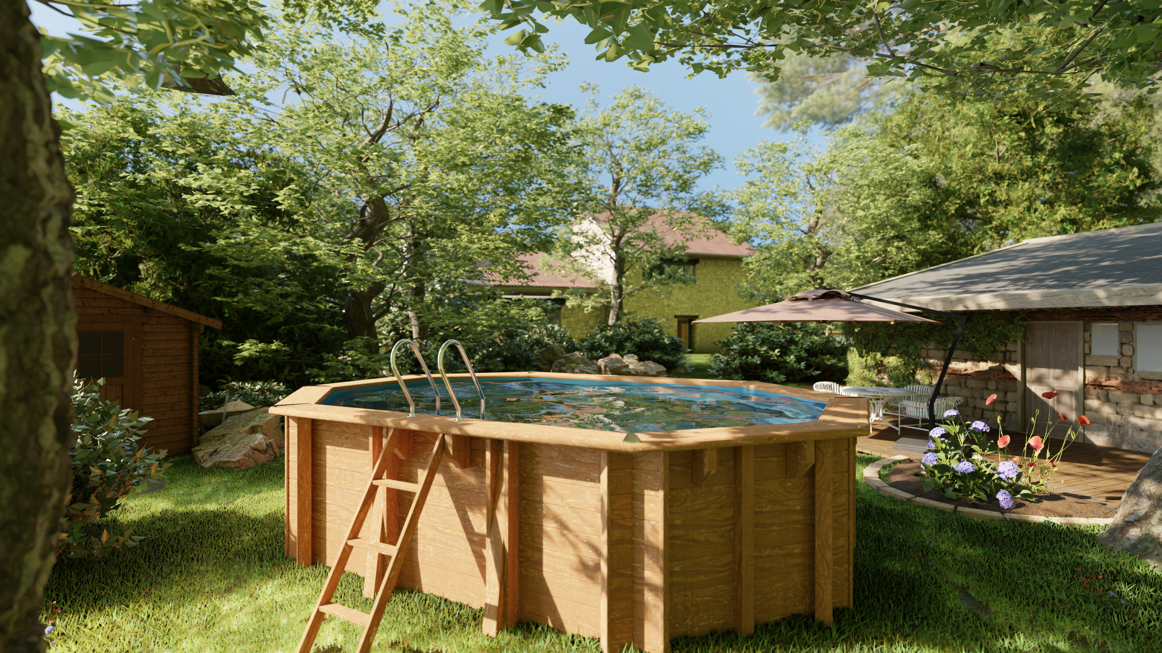Gré - Piscine bois SAFRAN 2  - Gré - Image 3