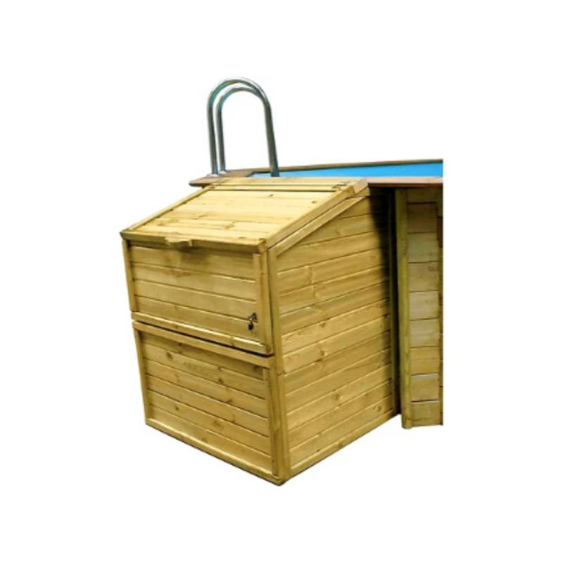 Gré - Coffre de filtration en bois pour piscine - Gré - Image 2