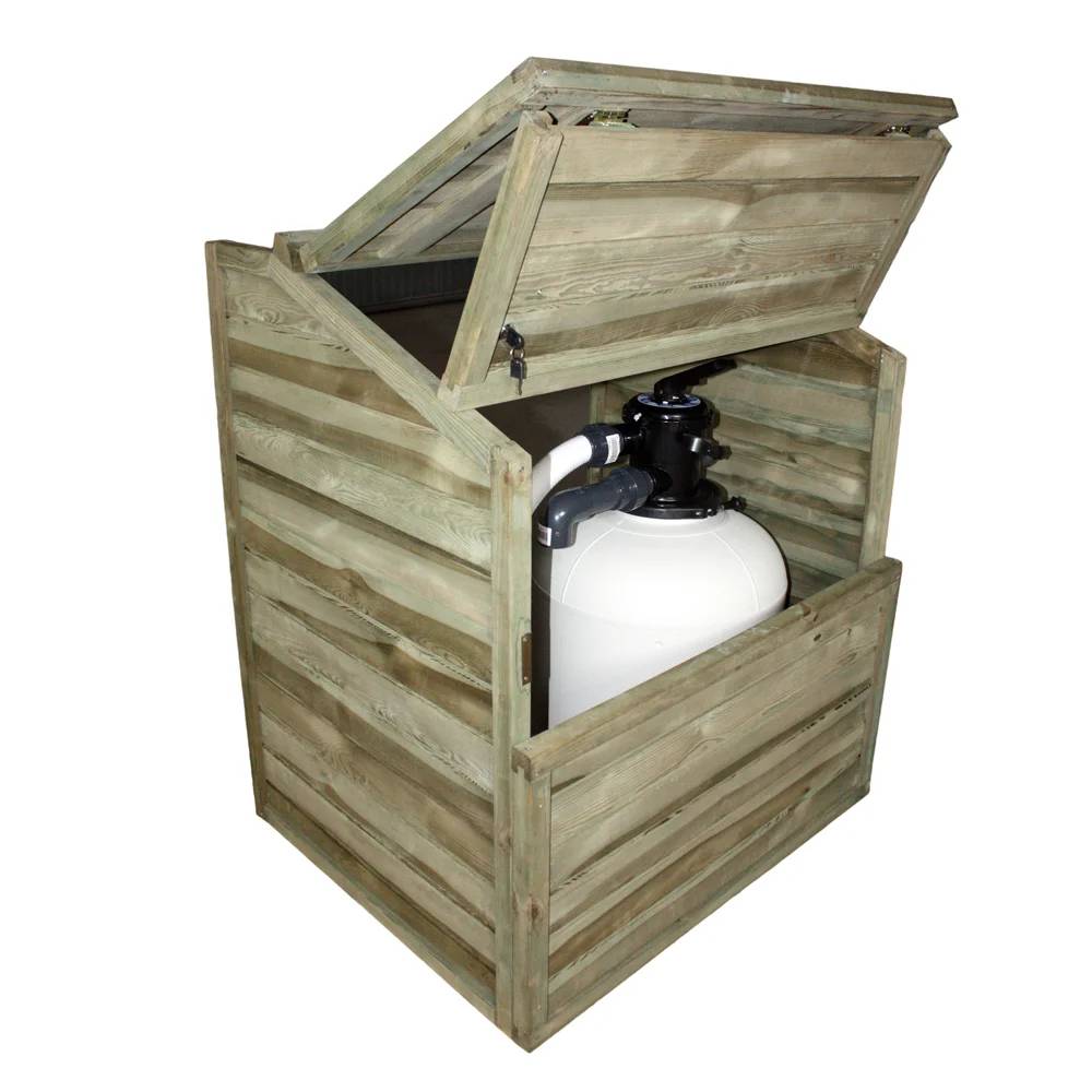 Gré - Coffre de filtration en bois pour piscine - Gré - Image 3