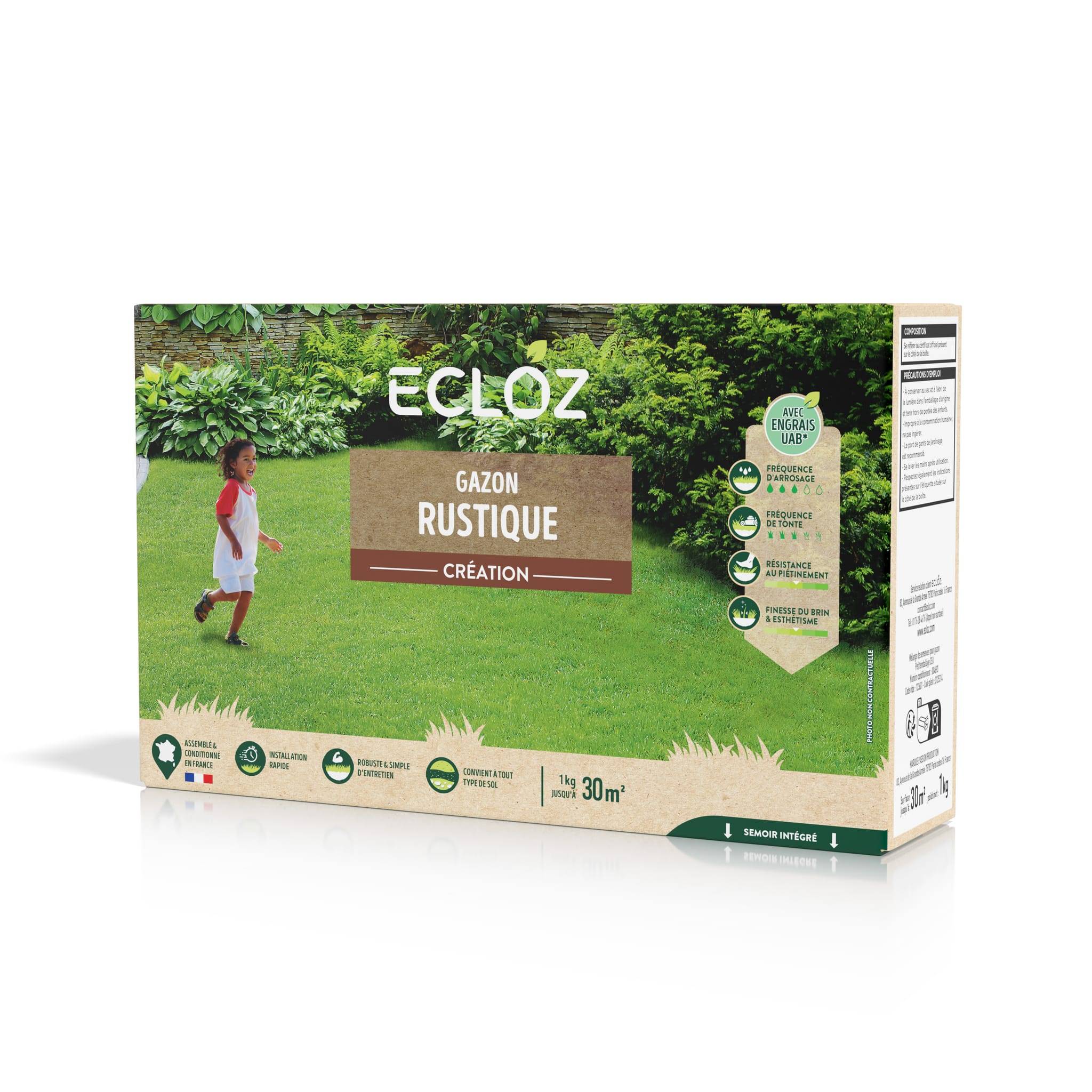 Ecloz - Gazon rustique 1 kg - Image 1