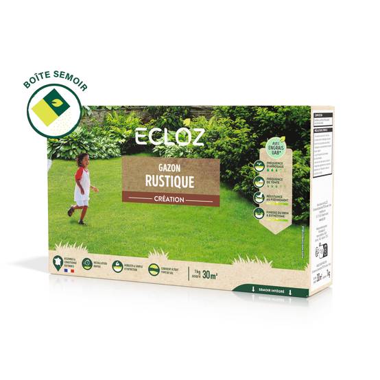 Ecloz - Semences de gazon - Rustique 1 kg - ECLOZ - Image 1