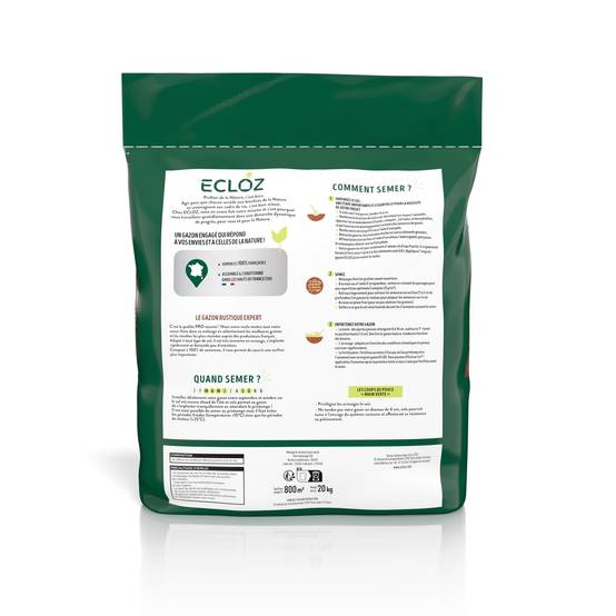 Ecloz - Gazon rustique EXPERT 20 kg - Image 2