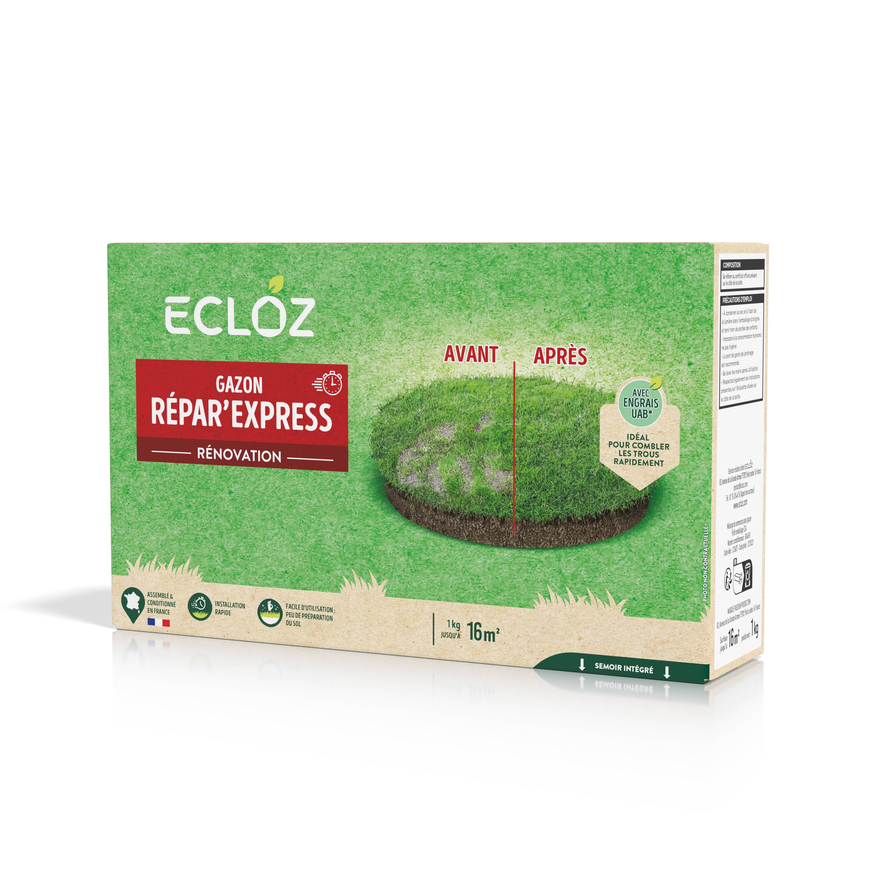 Ecloz - Gazon répar'express 1 kg - Image 1