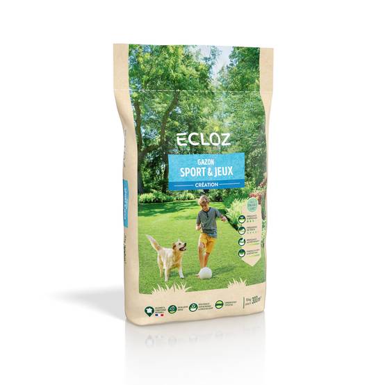 Ecloz - Semences de gazon - Sport & jeux 10 kg - ECLOZ - Image 1