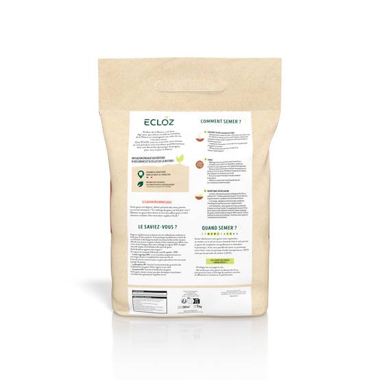 Ecloz - Semences de gazon - Regarnissage 5 kg - ECLOZ - Image 2