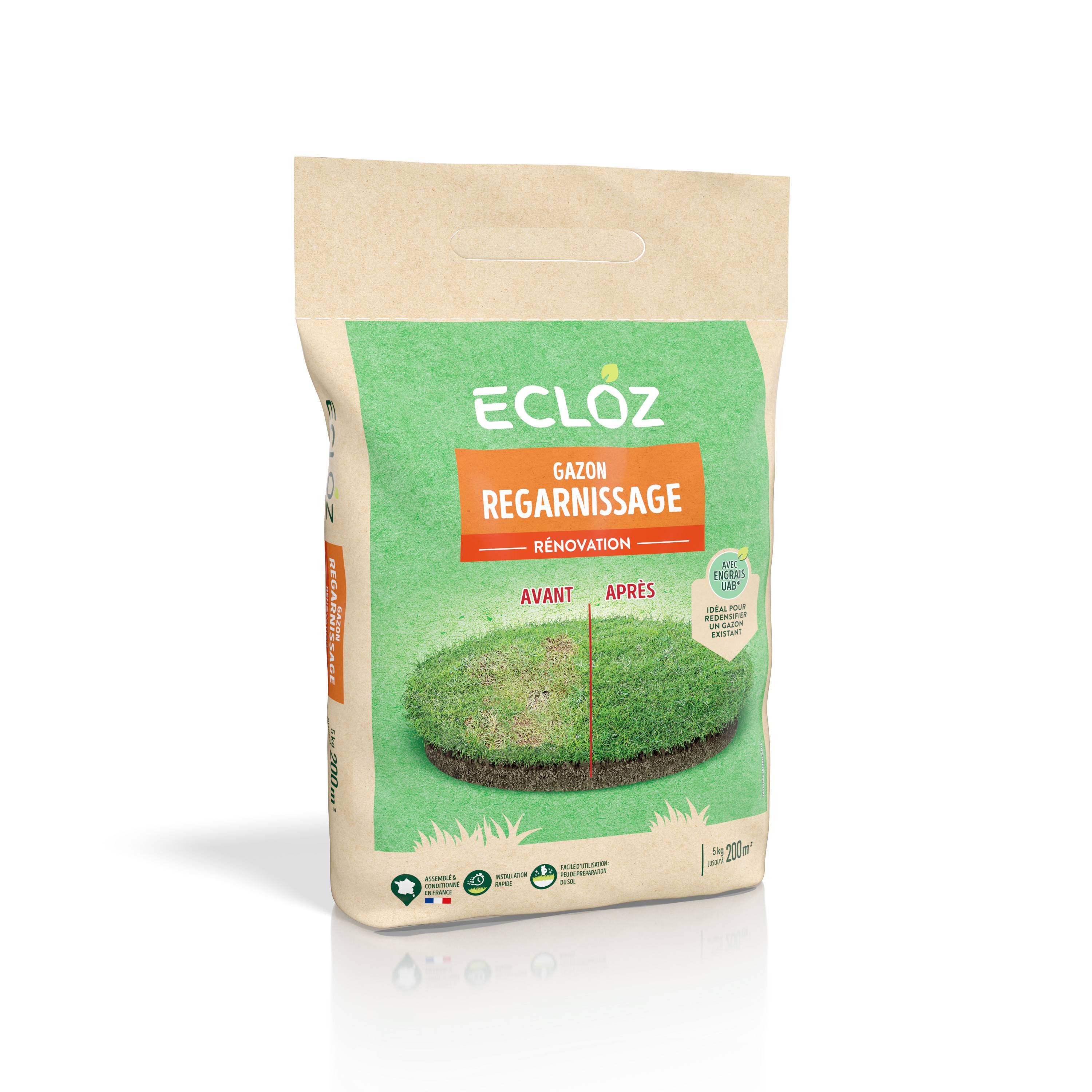 Ecloz - Semences de gazon - Regarnissage 5 kg - ECLOZ - Image 1