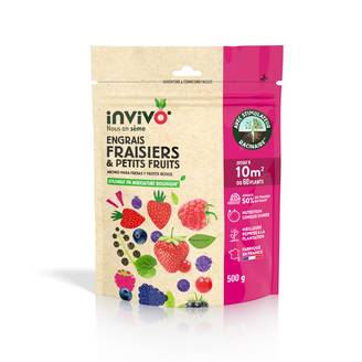 Invivo Nous On Sème - Engrais Fraisiers & Petits fruits 500 g - INVIVO Nous on sème