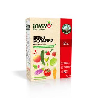 Invivo Nous On Sème - Engrais Potager Boîte de 1,5 kg - INVIVO Nous on sème