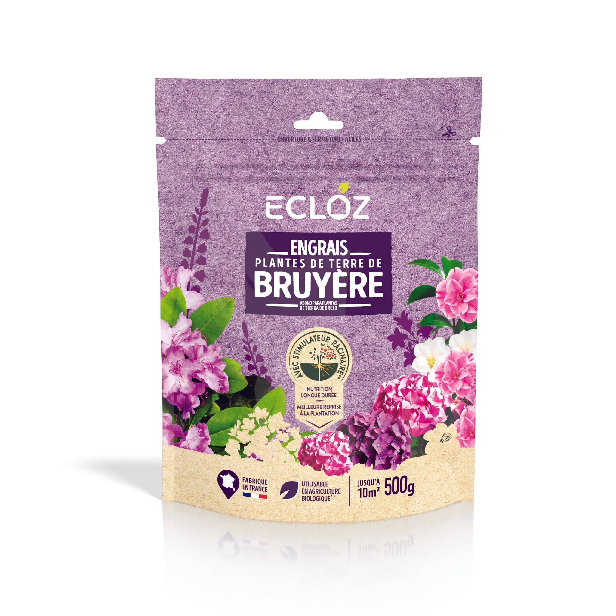 Ecloz - Engrais Plantes de terre de bruyère Doypack 500g - ECLOZ - Image 1