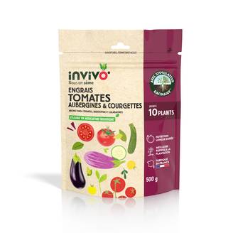 Invivo Nous On Sème - Engrais Tomates/Aubergines/Courgettes 500g - INVIVO Nous on sème