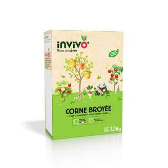 Invivo Nous On Sème - Engrais Corne broyée Boîte 1,5kg - INVIVO Nous on sème