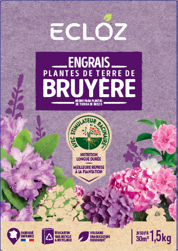 Ecloz - Engrais Plantes de terre de bruyère Boîte 1,5kg - ECLOZ - Image 2