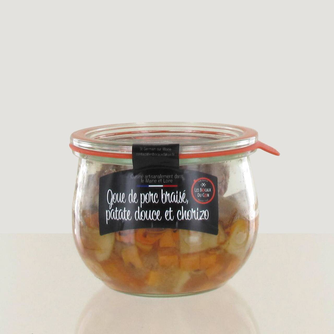PLAT CUISINÉ ARTISANAL PORC PATATE DOUCE CHORIZO 370G