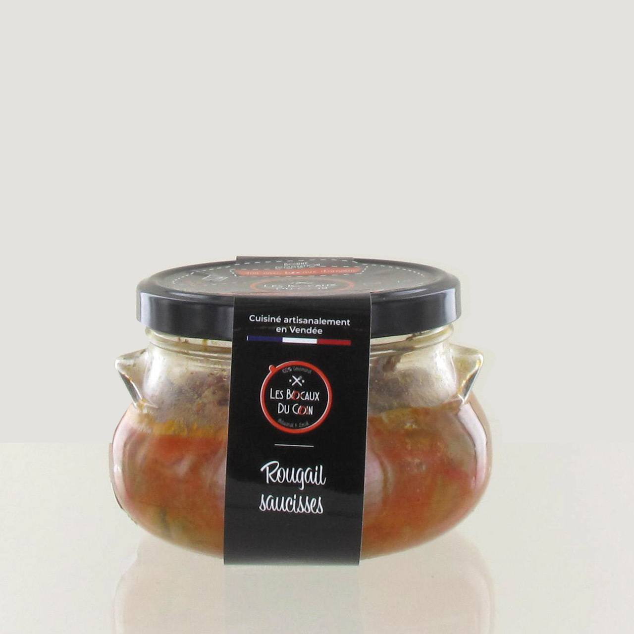 PLAT CUISINÉ ARTISANAL ROUGAILS SAUCISSES 400G