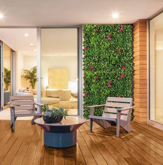 Panneau décoratif feuillage synthétique VILLA – NORTENE