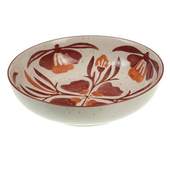 Saladier Sofia grès rouge Ø28 cm H.7.5 cm - Amadeus - Image 1