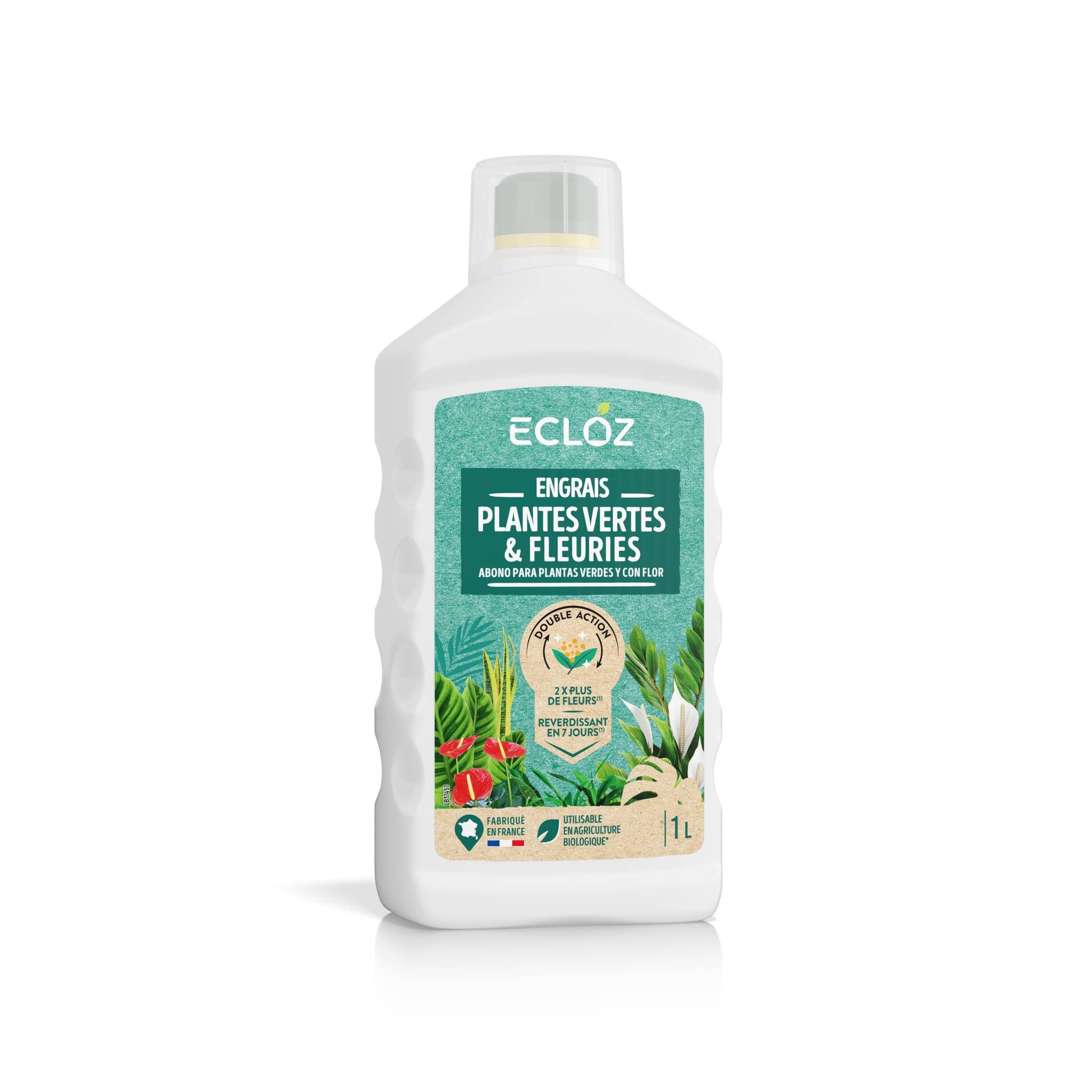 Ecloz - Engrais pour plantes vertes et fleuries 1L - ECLOZ - Image 1