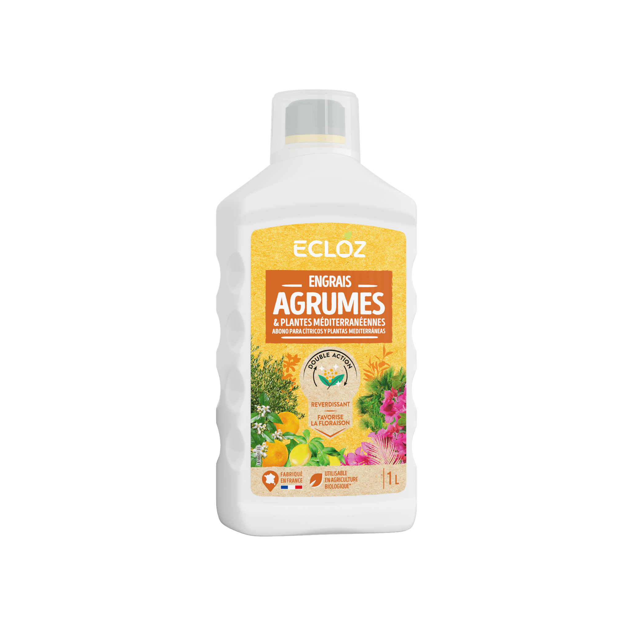 Ecloz - Engrais Agrumes & Plantes méditerranéennes 1L - ECLOZ