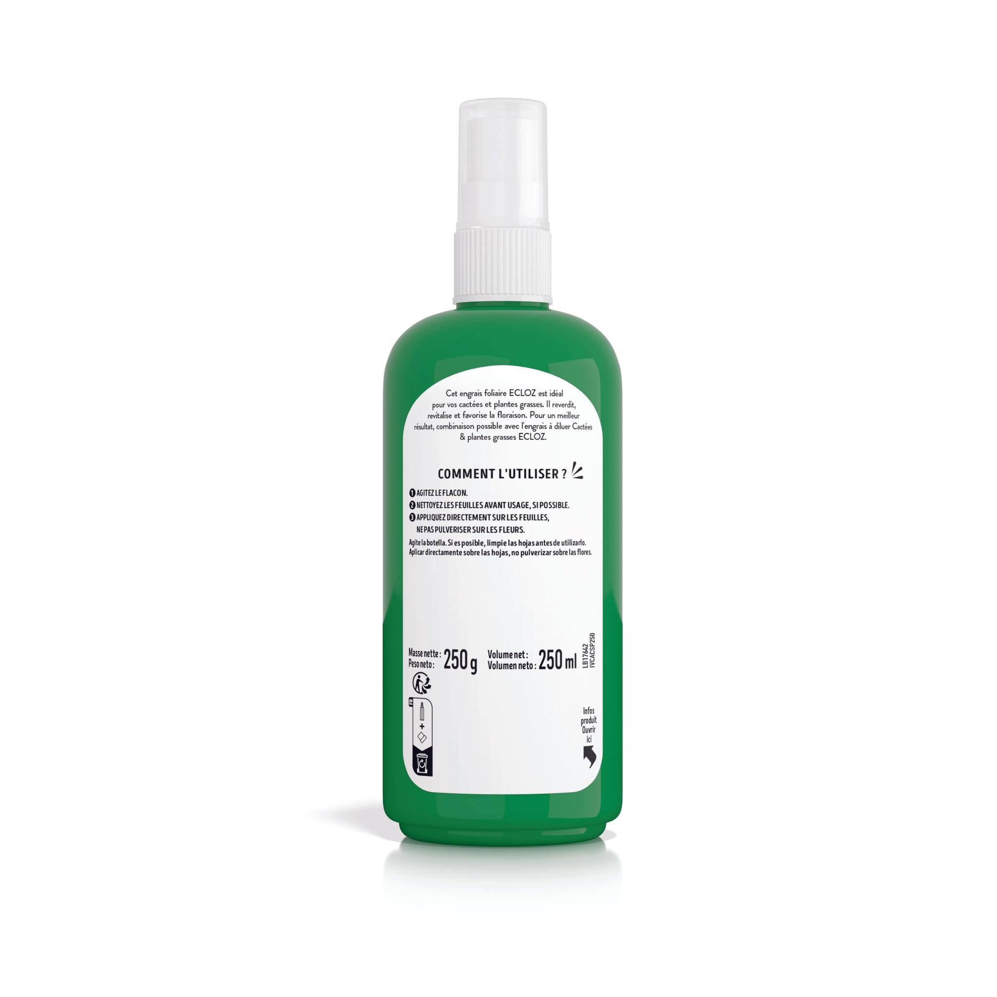 Ecloz - Engrais pour cactées et plantes grasses spray 250ml - ECLOZ - Image 2