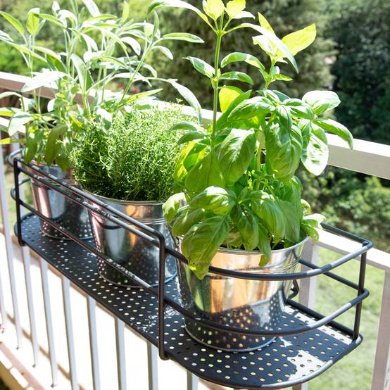 Support Décoratif Acier Époxy Anthracite 60 x 28 x H 24,5 cm - Image 4