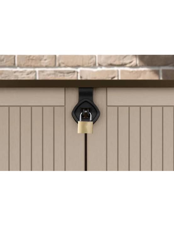 Coffre de jardin en résine Multifonctions 880L keter Beige - Image 6