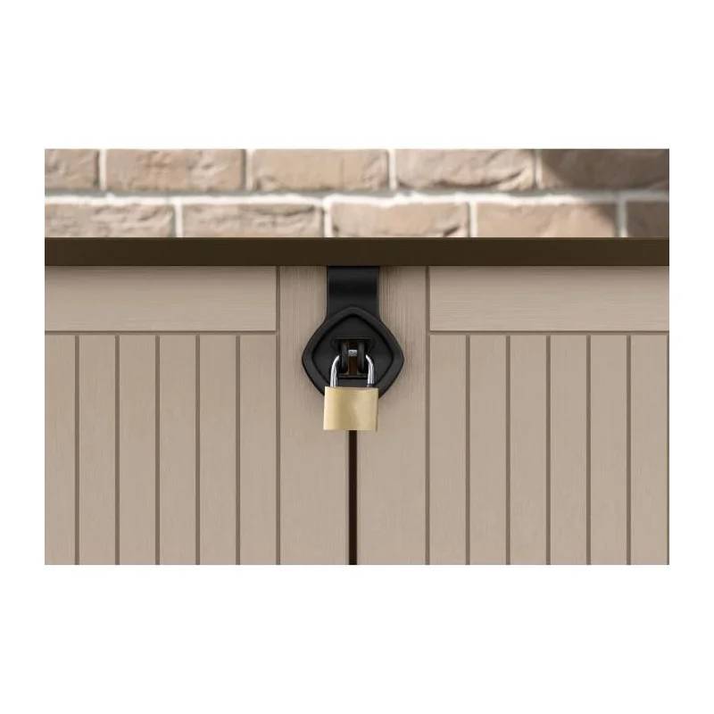 Coffre de jardin en résine Multifonctions 880L keter Beige - Image 10