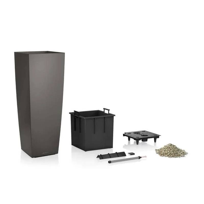 Pot Lechuza Cubico alto Premium L40 H105 cm anthracite métallisé - Image 10