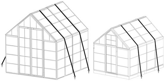 Palram - Kit d'ancrage Serre et Abris de Jardin - PALRAM - Image 11