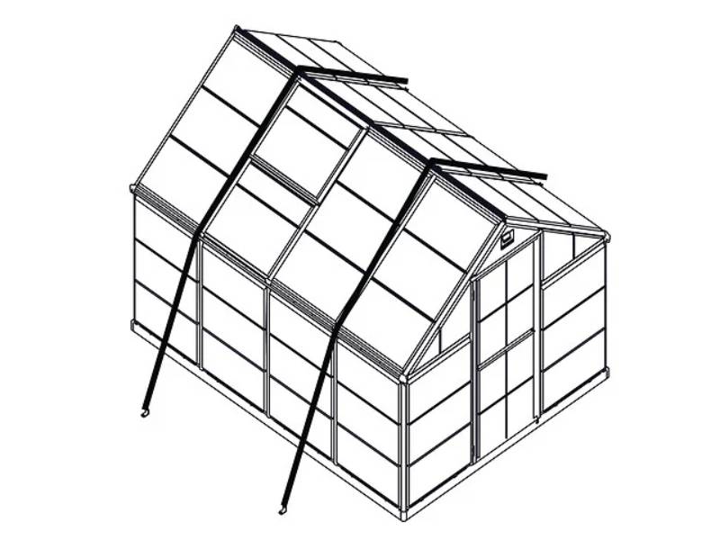 Palram - Kit d'ancrage Serre et Abris de Jardin - PALRAM - Image 21