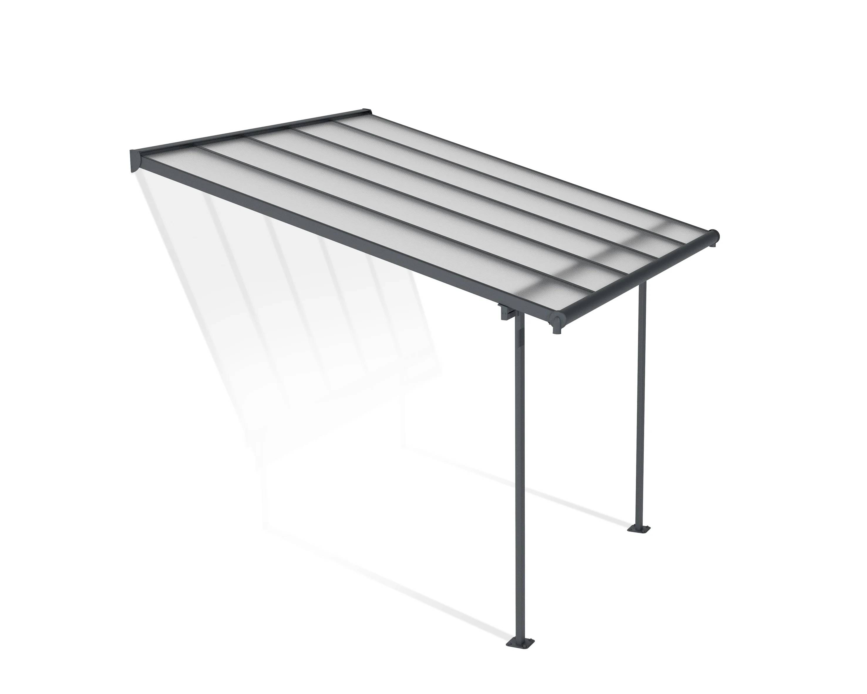 Canopia by Palram - Pergola Adossée Aluminium Gris - PALRAM CANOPIA - Image 14