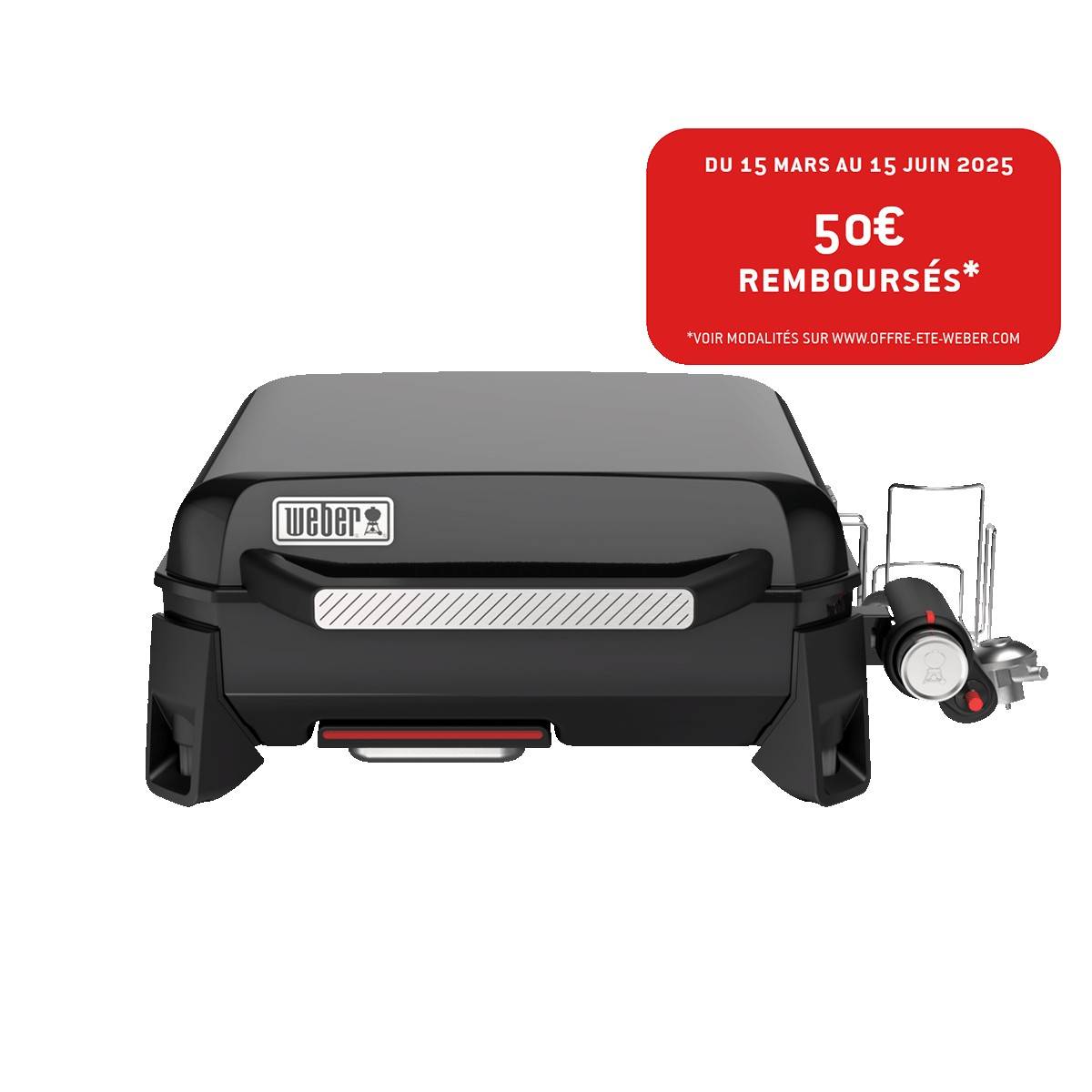 Weber - Plancha Gaz avec couvercle 43cm WEBER - Image 4