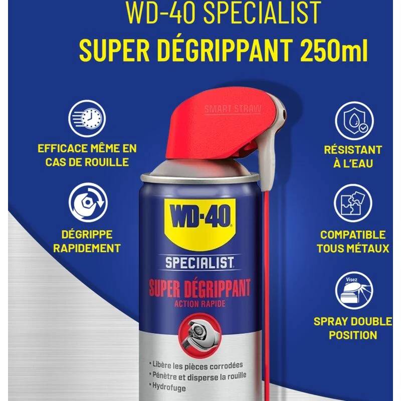 Super Dégrippant Spray Double Position Aérosol 400 ml WD-40 SPECIALIST - Image 3