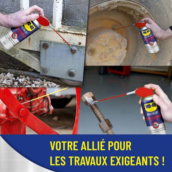 Super Dégrippant Spray Double Position Aérosol 400 ml WD-40 SPECIALIST - Image 1