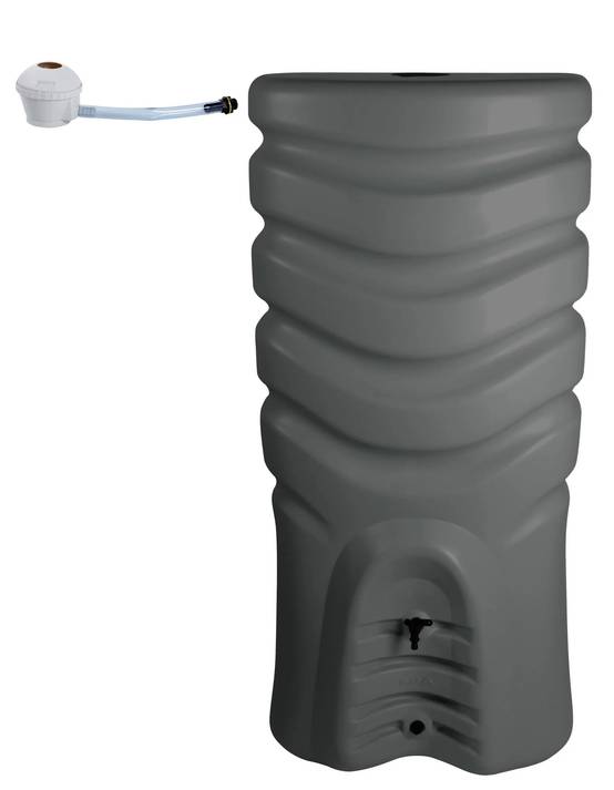 EDA Plastiques - Récupérateur d'eau de pluie aérien 550L anthracite - EDA - Image 4