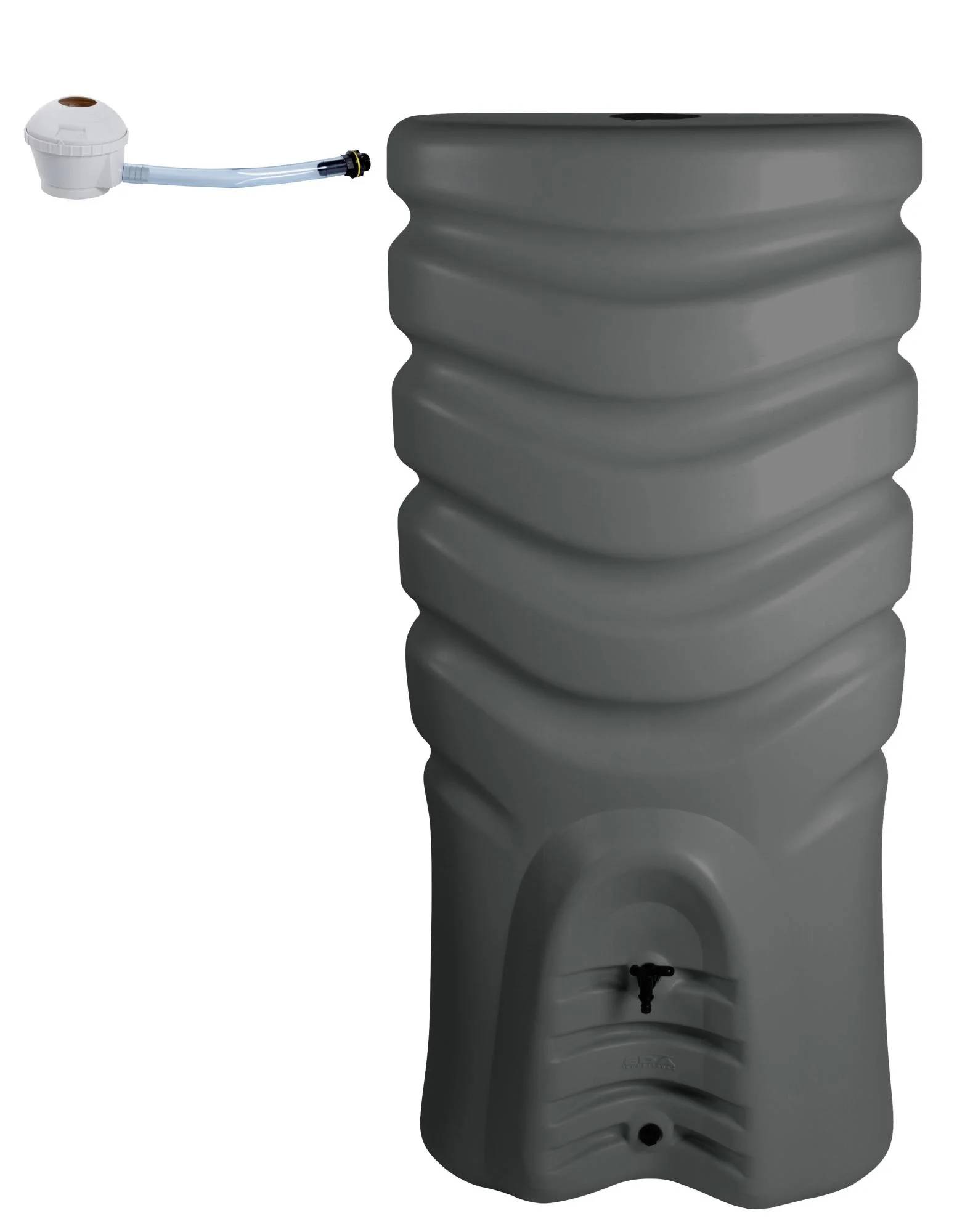 EDA Plastiques - Récupérateur d'eau de pluie aérien 550L anthracite  - EDA - Image 4