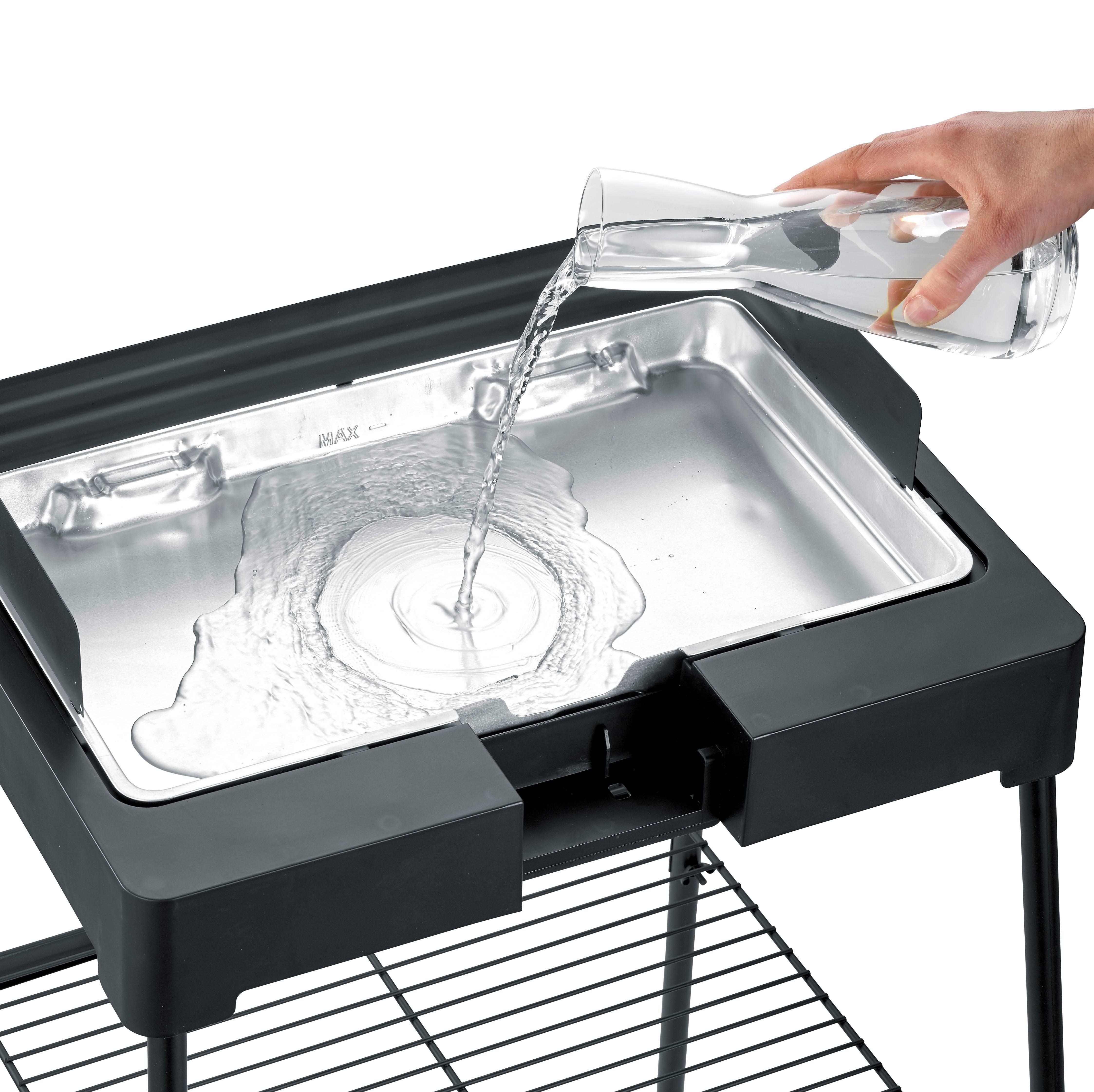 Barbecue électrique sur pieds 2200 W noir modèle 8568 – SEVERIN