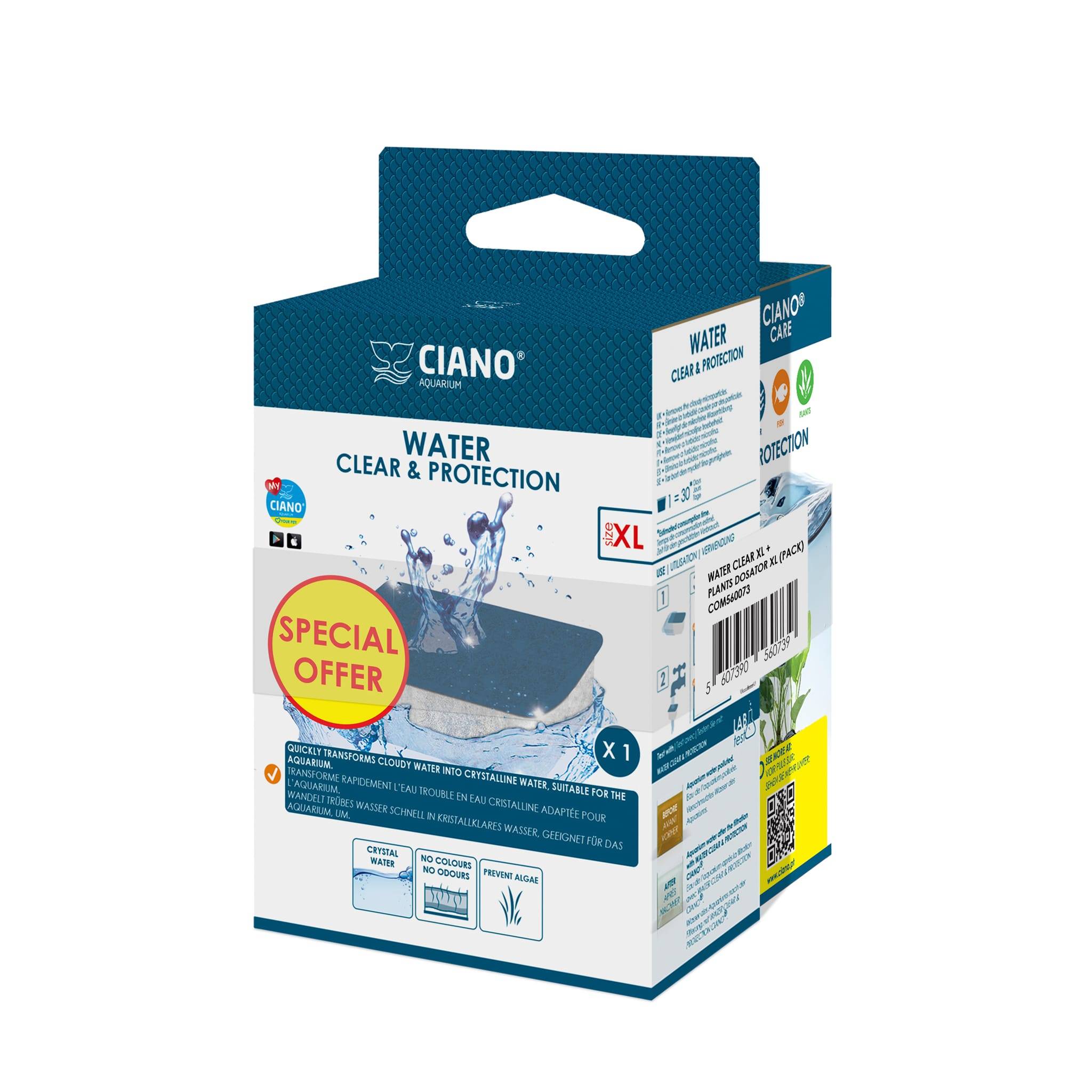 CIANO PACK WATER CLEAR "XL" + PLANTS DOSATOR "XL"