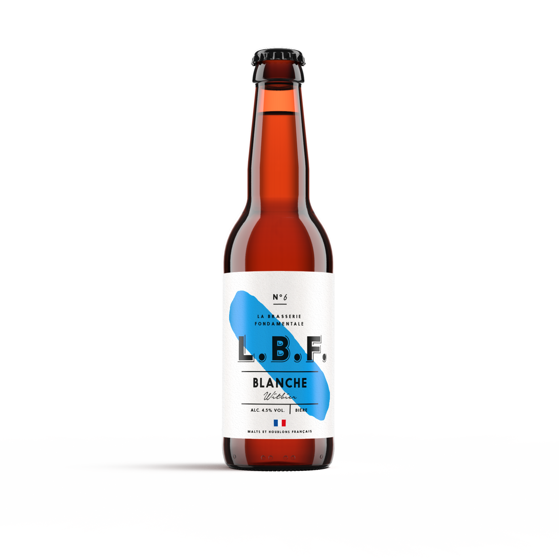 L.B.F. - Bière blanche (Witbier) 4,5° 33 cl - L.B.F.