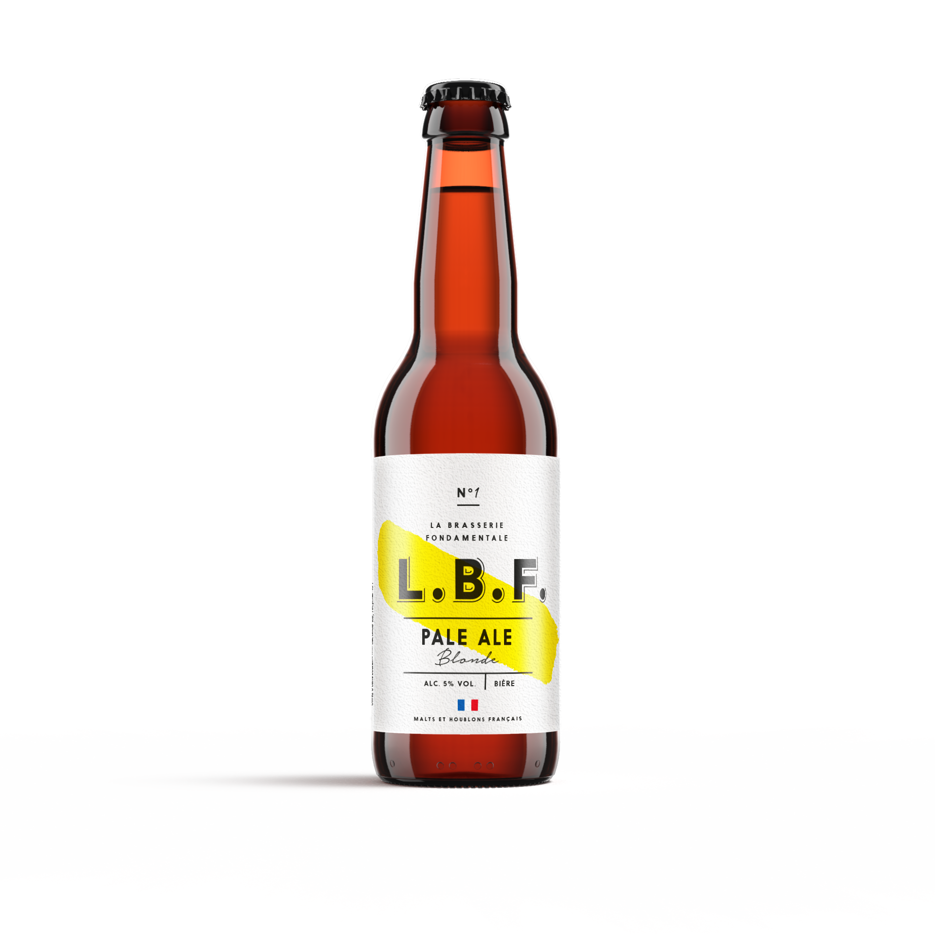 L.B.F. - Bière blonde (Pale Ale) 5° 33 cl  -  L.B.F.