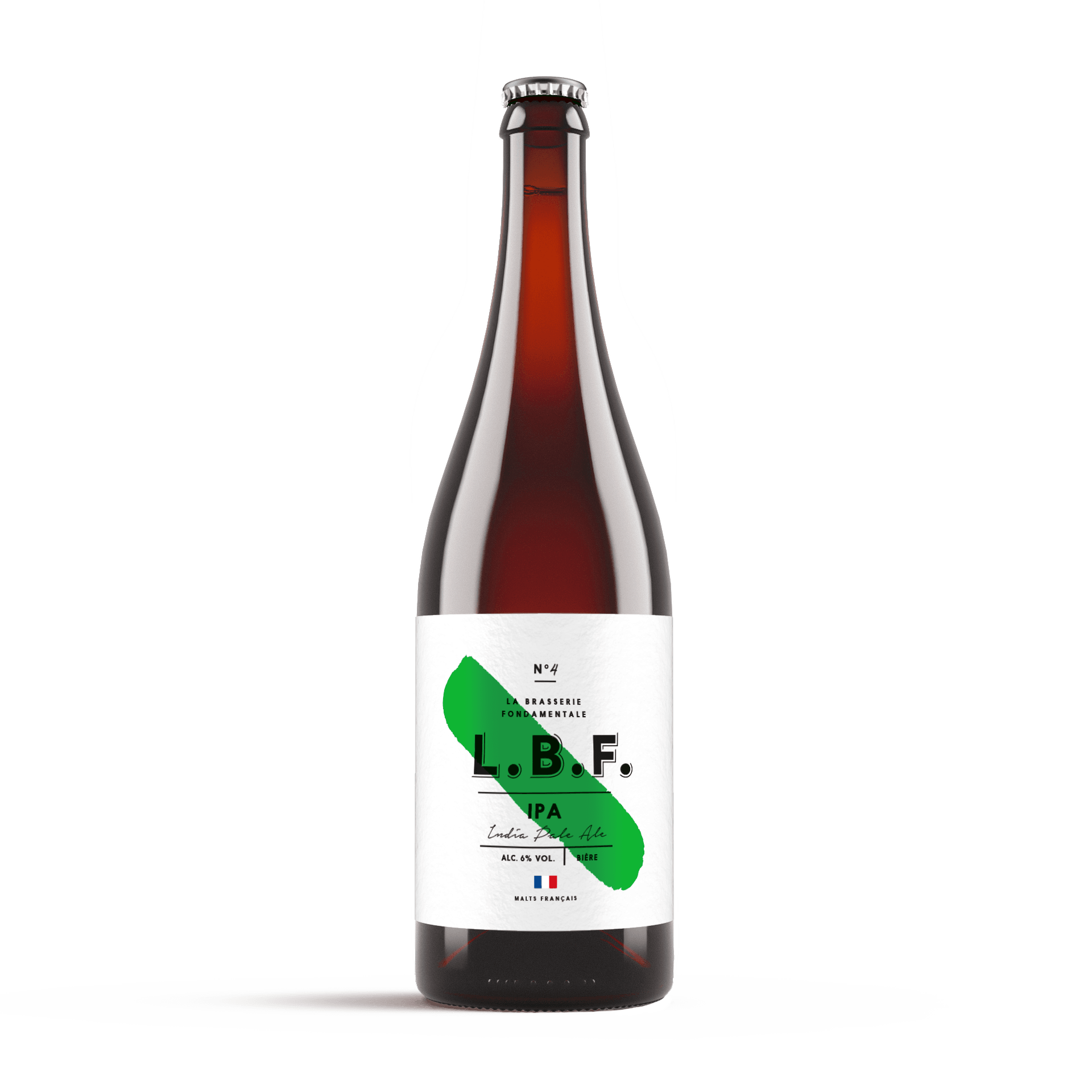 L.B.F. - Bouteille Bière IPA L.B.F. (India Pale Ale) 6° 75cl