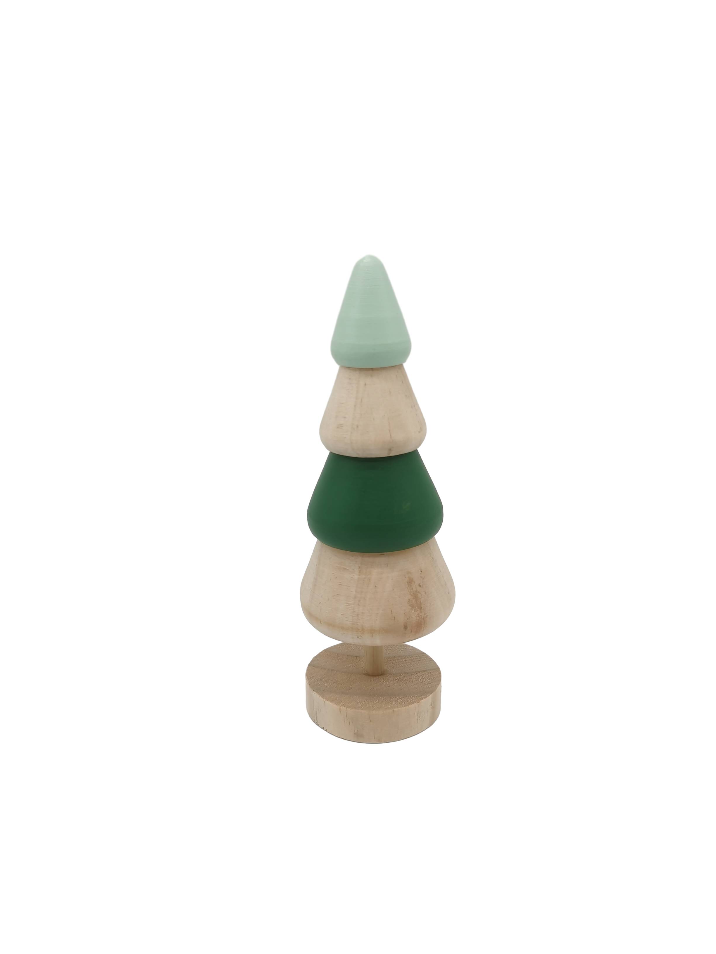 Ecloz - Sapin déco en bois - vert - ECLOZ