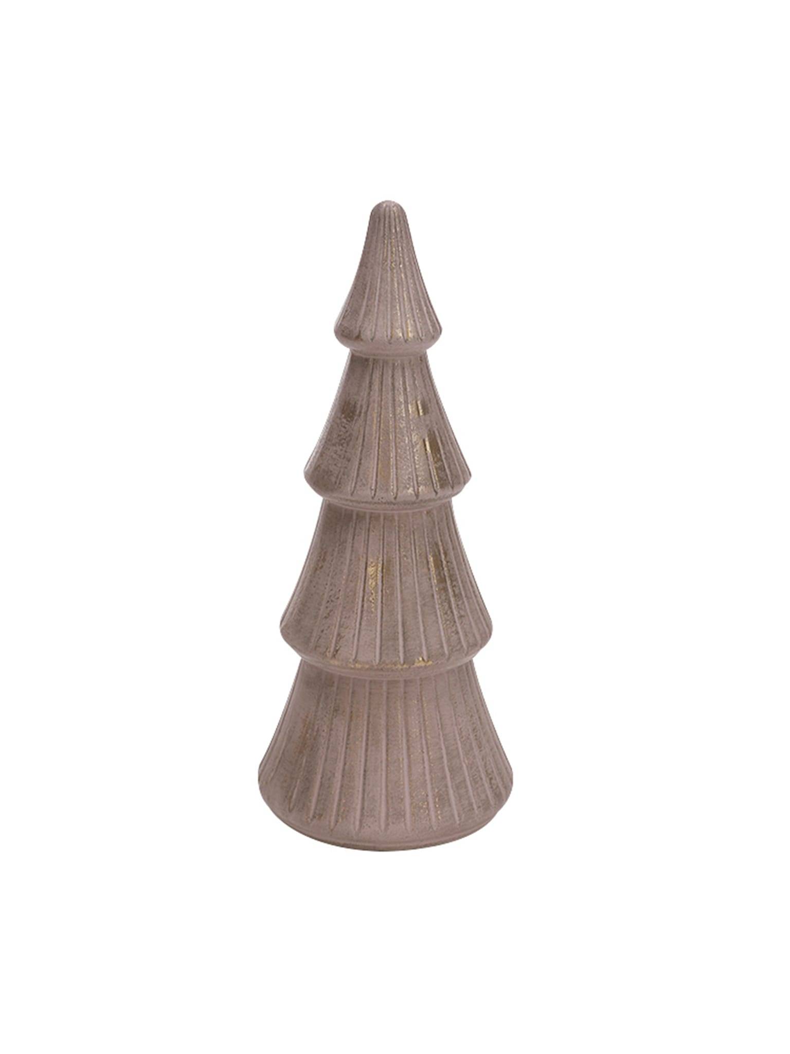 Ecloz - Sapin déco - marron irisé - H. 26 cm - ECLOZ