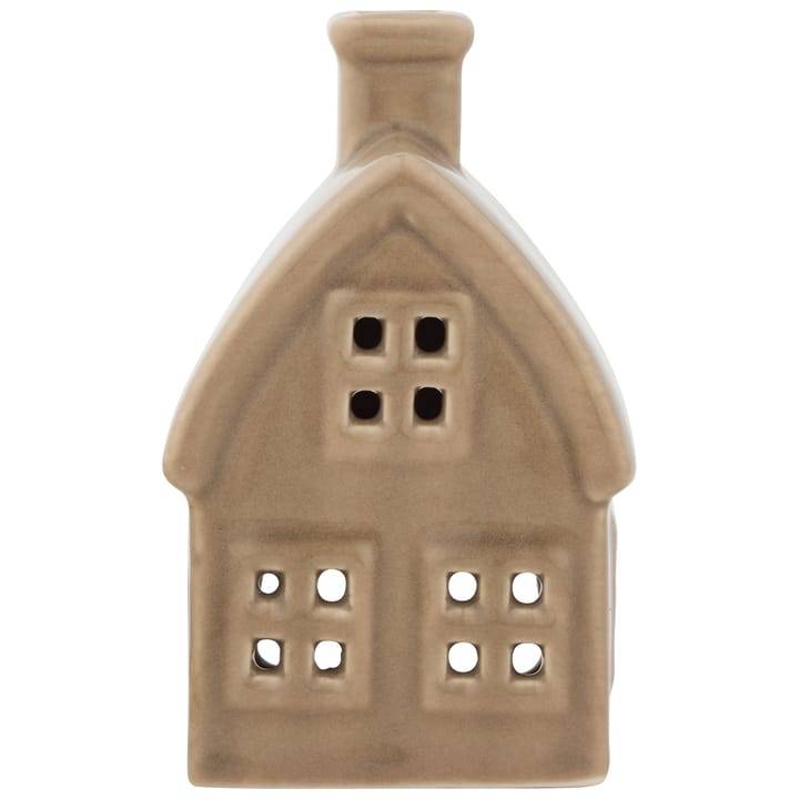 Ecloz - Photophore maison en céramique - taupe mat - H. 11 cm - ECLOZ - Image 3
