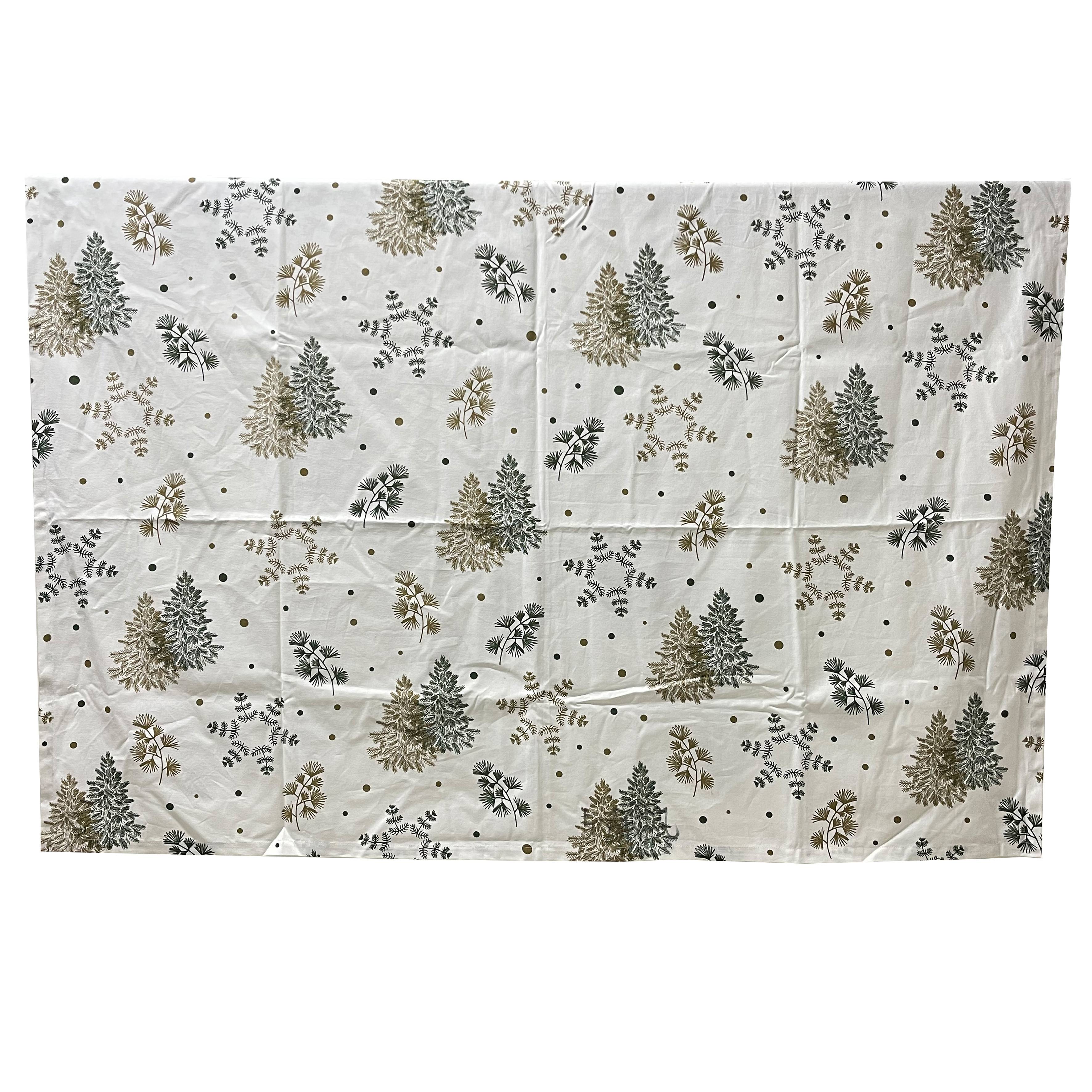 Ecloz - Nappe de Noël décor sapins - ECLOZ