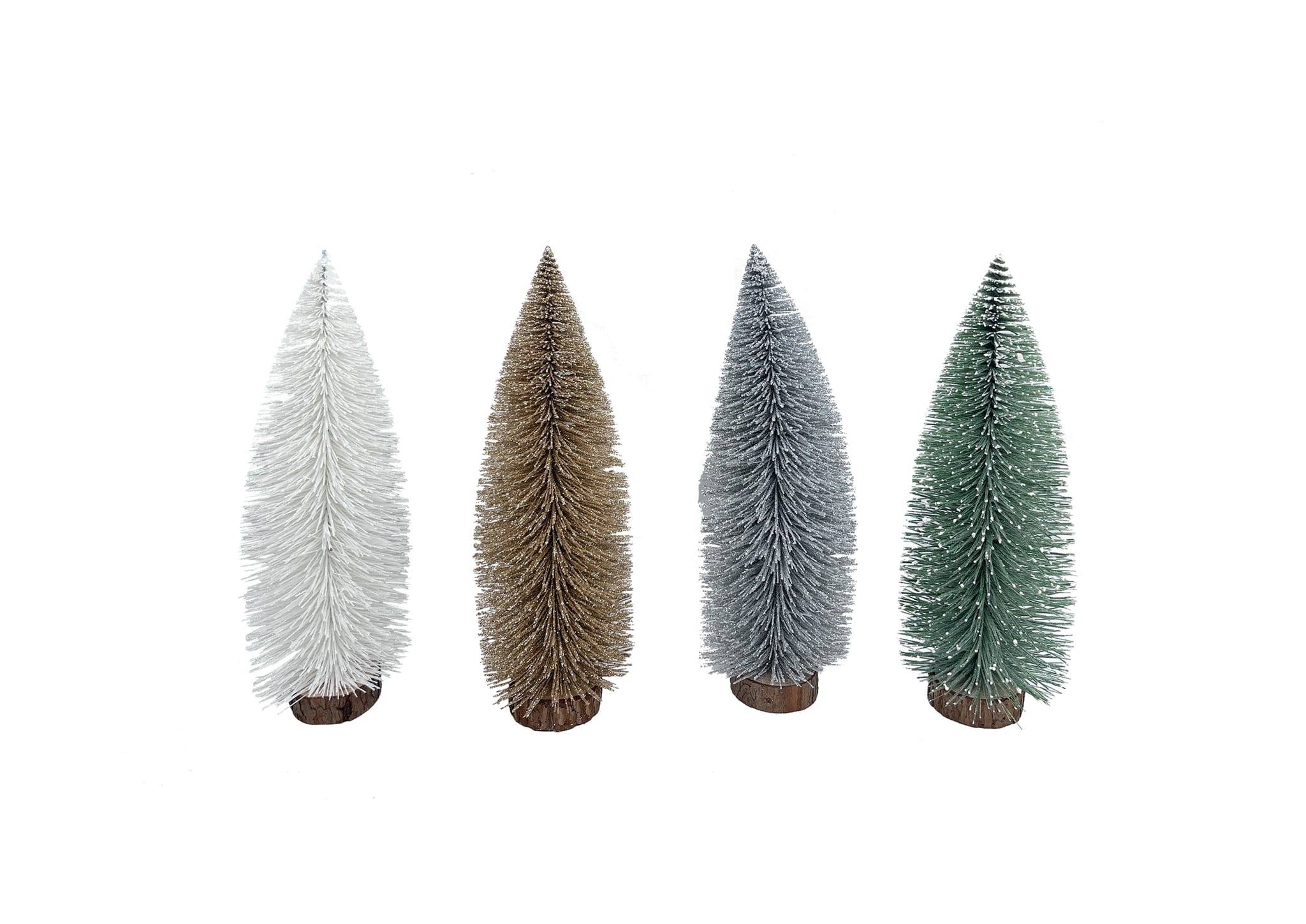 Ecloz - Sapin de Noël décoratif H.32 cm doré - ECLOZ