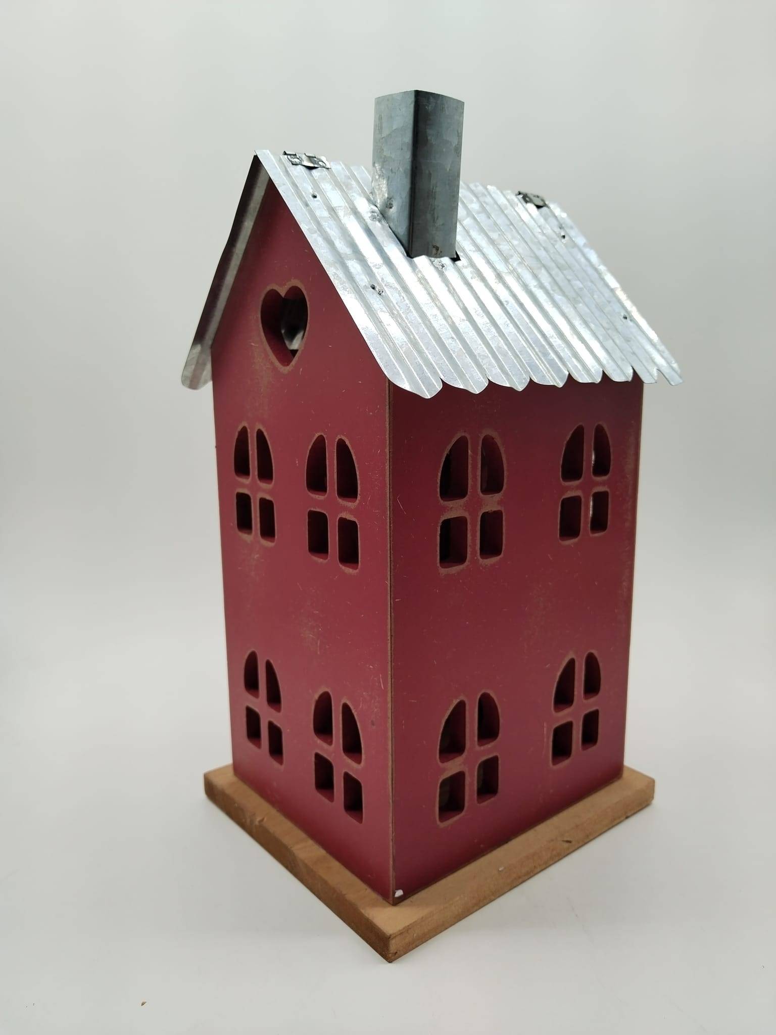 Ecloz - Décoration à poser maison rouge H.31 cm - ECLOZ - Image 1