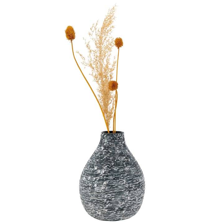 Ecloz - Vase en dolomite noir chiné H.22 cm - ECLOZ - Image 2
